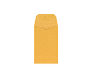 OFFICE DEPOT BRAND COIN ENVELOPES, 2-1/4" X 3-1/2" GUMMED BOX OF 500 - YELLOW - Brand New