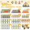 HarworLife Magnetic Tiles Diamond 120 PCS 2 Cars                  - MultiColor - Like New