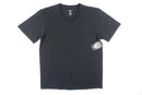 BLUE ICE MEDIUM STRETCH VNECK TSHIRT MENS - BLACK - Brand New
