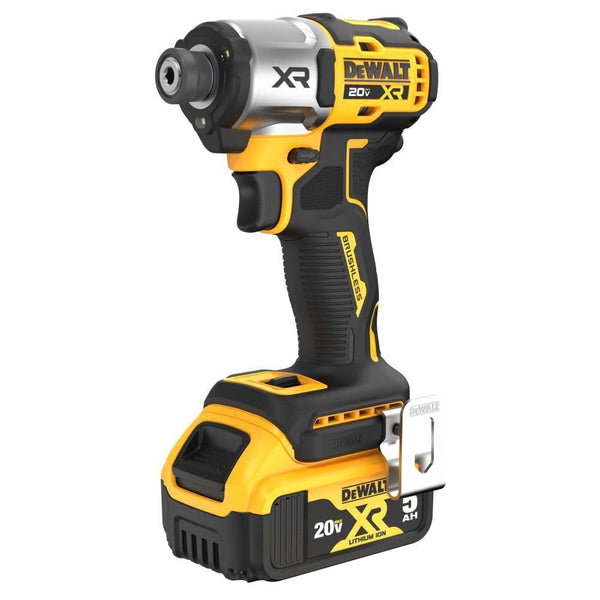 DEWALT 20V MAX IMPACT DRIVER CORDLESS 3-SPEED BATTERY CHARGER DCF845P1 - YELLOW - Like New