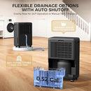 BICEPOS 2000 SQ.FT DEHUMIDIFIER FOR BASEMENT 30 PINTS DEHUMIDIFIERS - BLACK - Like New