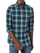 AMAZON ESSENTIALS MEN'S LONG-SLEEVE SLIM-FIT STRETCH POPLIN SHIRT - SIZE XL - Brand New