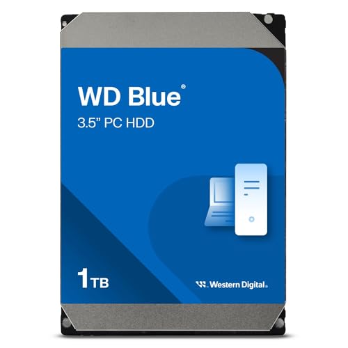 Western Digital 1TB WD Blue PC Internal Hard Drive HDD, WD10EZEX - Blue - Like New