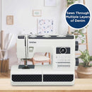Brother ST371HD Sewing Machine Built-in Stitches Strong & Tough 37 - WHITE/BLACK - Like New