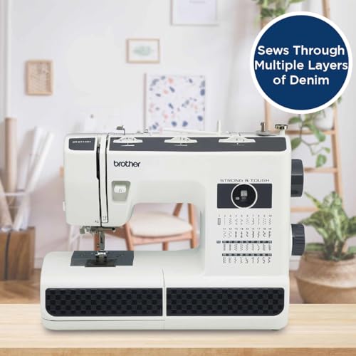 Brother ST371HD Sewing Machine Built-in Stitches Strong & Tough 37 - WHITE/BLACK - Like New