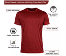 GALAXY BY HARVIC KICK START GEAR MEN'S SHORT SLEEVE CREW NECK TEE - M - RED - Like New