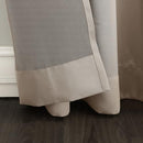 SUN ZERO BARROW ENERGY EFFICIENT ROD POCKET CURTAIN PANEL PAIR - STONE - Like New