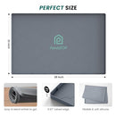 PANDATOP UNDER SINK MAT, 28" X 22" SILICONE KITCHEN CABINET TRAY - GRAY - Like New