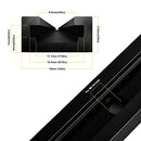SeekLiny T Tracks for Woodworking Aluminum 48 inch Black 4 Pack - Brand New