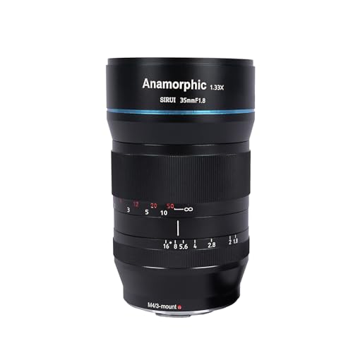 SIRUI 35MM F1.8 1.33X S35 ANAMORPHIC CINEMA L MOUNT - BLUE FLARE - Like New