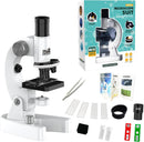 ARTFILIF UP TO 4800X ZOOM MICROSCOPE FOR KIDS - WHITE/BLACK - Like New