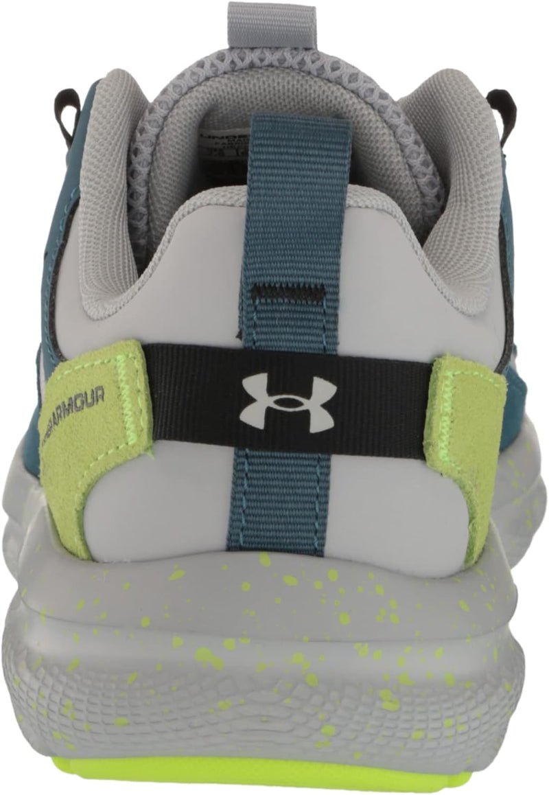 3025750 Under Armour Charged Verssert SPKLE Men Mod Grey/Lime Surge/Black 7.5 Like New