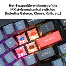 Keychron Q8 Alice Layout Gateron G Pro Brown Switch Q8-M3 Black - Like New