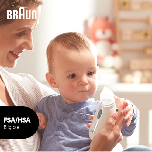 BRAUN ELECTRIC NASAL ASPIRATOR - MUCUS REMOVER - BNA100 - MULTICOLOR - Like New