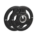FAGUS H WEIGHT PLATE 2" RUBBER OLYMPIC GRIP PLATE BARBELL 2.5/5/10/15/25/35/45 - Like New