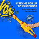 Animolds Crazy Huge Rubber Chicken 29 Inch Screaming Squeaks Up to 45 Seconds - Brand New