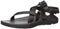 CHACO WOMEN'S Z/CLOUD SANDAL - SIZE: WOMEN 10 - SOLID BLACK - Like New