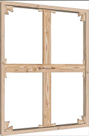 MASTERPIECE 3D PRO 2.5" DEEP MUIR BELGIAN LINEN STRETCHED Z1DA-3451 - WHITE - Like New