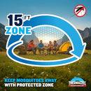 THERMACELL FUEL-ZONEGUARD BACKPACKER, CAMPING MOSQUITO REPELLER - GRAY/BLACK - Like New