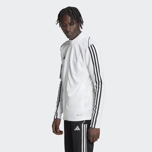 ADIDAS Men's Tiro 23 League Training Jacket Large Tall 3" White/Black - Brand New
