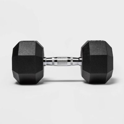 ALL IN MOTION HEX DUMBBELL 35LBS, BLACK - Like New