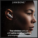 JAWBONE JAMBUDS BLUETOOTH EARBUDS TRUE ACTIVE NOISE CANCELLING - TWE-CHK - WHITE - Like New