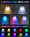 Upgraded Solar Fence Lights Outdoor 8 Pack with Spot Lensed Bright Fence Lights - Like New