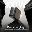 NOCO XGRID X100: 100W USB-C CHARGER DUAL PORT GAN POWER ADAPTER - BLACK - Like New