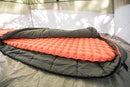 FlexRest Pro Insulated Sleeping Pad for Camping | Easily Inflatable | Orange - Like New