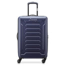 JEEP HARDSIDE EXPANDABLE LUGGAGE SPINNER WHEELS CHECKED-MEDIUM - PEACOAT NAVY - Brand New