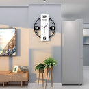 3D Wall Clock, Non Ticking Silent Battery Operated Wall, White/Black Clock - Brand New