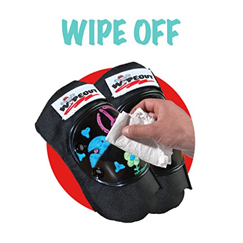 Wipeout Dry Erase Kids Pad Set Knee Pads Elbow Pads and Wristguards WP4102-3PK - Like New