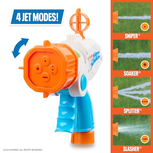 NERF SUPER SOAKER QUADBLAST BLASTER SOAKING MACHINE EPIC BACKYARD BATTLES MULTI - Brand New
