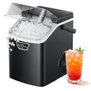 ICYGLEE EUHOMY NUGGET ICE MAKER COUNTERTOP MAX 40LBS DAILY SONIC ICE - BLACK - Like New