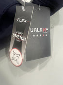 GALAXY BY HARVIC PANTS WOMEN 4 WAY STRETCH CASUAL - SIZE: WOMEN 30 - NAVY - Brand New