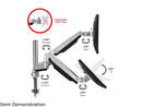 SIIG Desk Mount for Monitor - Gray