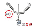 SIIG Desk Mount for Monitor - Gray