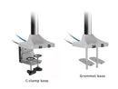 SIIG Desk Mount for Monitor - Gray