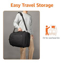 AMAZON BASICS TRAVEL BACKPACK CARRY ON FLIGHT APPROVED EXPANDABLE - BLACK - Brand New