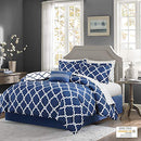 Madison Park - MPE10-570 Essentials Merritt Comforter (Set), Twin XL, Navy - Brand New