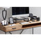 REALSPACE ACADIA WOOD/METAL MONITOR STAND, 4-1/2"H X 21-1/2"W X 10"D - BLACK - Brand New