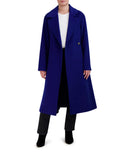 353MW438 COLE HAAN WOMEN'S SOFT LONG SLEEVE FORMAL OVERSIZED COAT SIZE 8 COBALT - Brand New