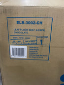 ECR4KIDS LEAF FLOOR SEAT, ROCKER CHAIR,6-PIECE - CHOCOLATE - Like New
