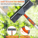 LOMIDA PROFESSIONAL WINDOW SQUEEGEE CLEANER - SILVER ORANGE - Like New
