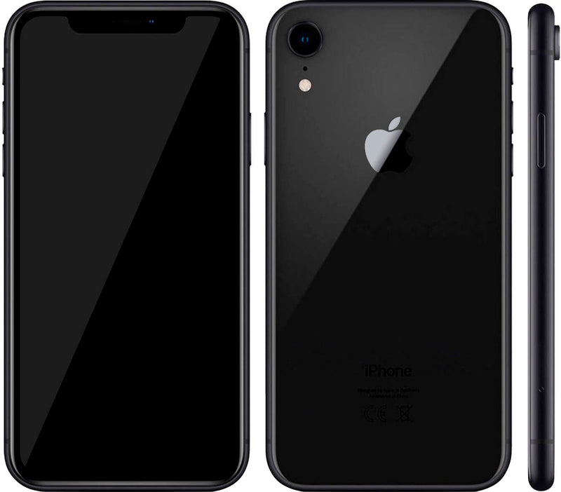 For Parts: APPLE IPHONE XR 128GB UNLOCKED MT3T2LL/A - BLACK - DEFECTIVE SCREEN/LCD