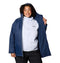 WL7995 Columbia Women's Switchback II Lined Long Jacket Collegiate Navy M - Brand New
