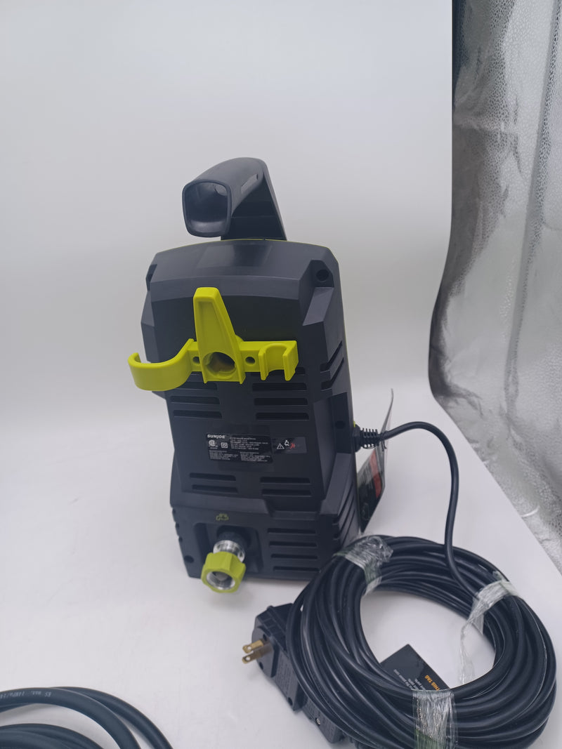 Sun Joe SPX1050 Electric Pressure Washer, 3 QDC Tips, Foam Cannon - Green Like New