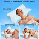 ANVO CERVICAL NECK PILLOW FOR NECK AND SHOULDER PAIN - SIZE: FIRM - QUEEN - BLUE - Like New