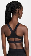258.00728 ON RUNNING WOMEN'S PERFORMANCE BRA BLACK XL - Like New