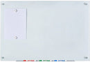 Audio-Visual Direct Magnetic Glass Whiteboard, 36" x 24", White - Brand New